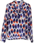 Tucker Blouse - Lyst