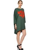 Vivienne Westwood Anglomania Oversized Printed Cotton Jersey Dress - Lyst
