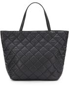 Deux Lux Empress Quilted Faux Leather Tote - Lyst