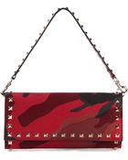 Valentino Rockstud Clutch - Lyst