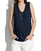 Madewell Draft Tank - Lyst
