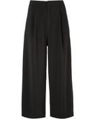 Elizabeth And James Cropped Wide Leg Trousers - Lyst