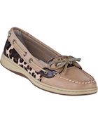 Sperry Top-sider Angelfish Boat Shoe Leopard/Linen Leather - Lyst