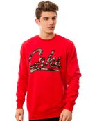 Crooks And Castles The Crks Tiger Camo Crewneck Sweatshirt - Lyst
