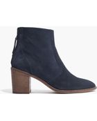 Madewell The Ames Boot In Suede - Lyst