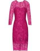 Lela Rose Lace Dress - Lyst