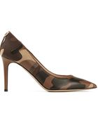 Valentino Camouflage Pumps - Lyst