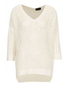 Topshop Slouchy Stitch Jumper - Lyst