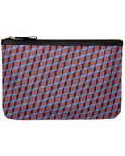 Pierre Hardy Cubeprint Coatedcanvas Pouch - Lyst