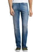 7 For All Mankind Standard Straight-Leg Denim Jeans - Lyst