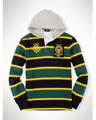 Polo Ralph Lauren Custom-Fit Hooded Rugby - Lyst