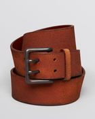 Ralph Lauren Double Prong Leather Belt - Lyst