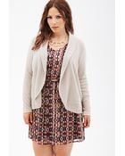 Forever 21 Open-Front Cardigan - Lyst