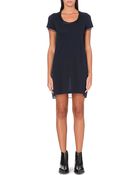 Sacai Chiffon-panel Dress - Lyst