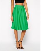 True Decadence Textured Full Midi Skirt - Lyst