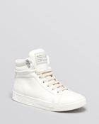 Marc By Marc Jacobs Lace Up High Top Sneakers - Lyst