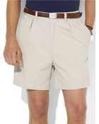 Polo Ralph Lauren Andrew Pleated Shorts - Lyst