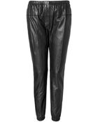3.1 Phillip Lim Leather Sweatpants - Lyst