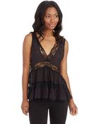 Free People Deep-V Trapeze Cami - Lyst