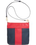 Tommy Hilfiger Th Signature Pebble Leather Crossbody - Lyst