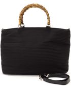 Gucci Bamboo Two Way Bag - Lyst