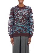 Alexander Wang Paisley Burnout Pullover - Lyst