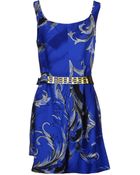 Versace Short Dress - Lyst