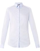 Freda Point-Collar Cotton Shirt - Lyst