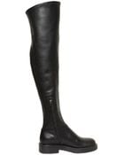 Grey Mer 40Mm Stretch Faux Leather Boots - Lyst