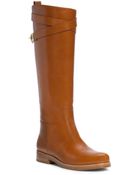 Michael Kors Brynlee Calf Leather Boot - Lyst
