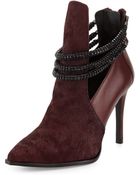 Luxury Rebel Sienna Calf Hair Bootie - Lyst