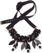 Marni Flower Ribbon Necklace - Lyst