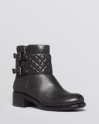 Vince Camuto Booties - Winta Quilted Moto - Lyst