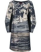 Antonio Marras Woodland Print Aline Dress - Lyst