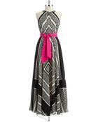 Eliza J Geo Print Maxi Dress - Lyst