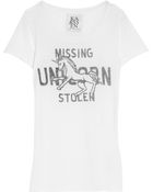 Zoe Karssen Cotton and Modal Blend T-Shirt - Lyst
