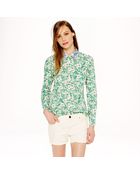 J.Crew Jeweledcollar Shirt in Liberty Jody Floral - Lyst