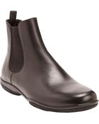Prada Plain-Toe Chelsea Boots - Lyst
