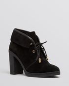 Tory Burch Lace Up Booties - Hilary High Heel - Lyst