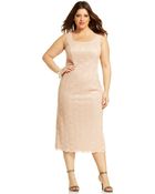 Alex Evenings Plus Size Sequin Lace Dress And Jacket - Lyst