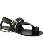 Giuseppe Zanotti Cross-over Leather Sandals - Lyst