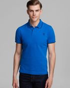 McQ by Alexander McQueen Tipped Slim Fit Polo - Lyst