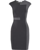 Alexander Wang Color-Block Stretch-Knit Mini Dress - Lyst