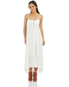 Free People Knot Accented Maxi Dress - Lyst