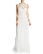 Valentino Illusion Lace Gown - Lyst