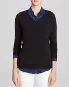 C By Bloomingdale's V Neck Cashmere Sweater - Lyst