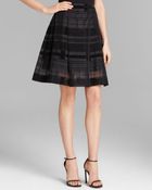 French Connection Skirt Nomad Flock Silk - Lyst