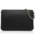 Tory Burch Thea Fold-Over Clutch - Lyst