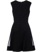Oscar de la Renta Short Dress - Lyst