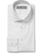 Etro White Slim-Fit Patterned Cotton Shirt - Lyst